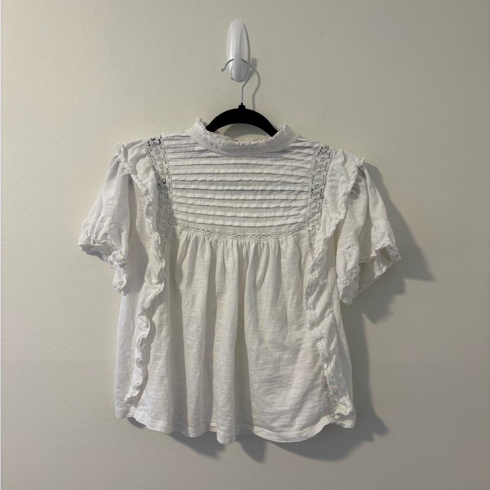 Free People Le Femme Top Small 100% Cotton - Picture 2 of 5